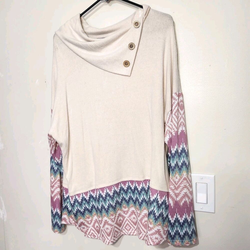 Haptics by holly harper Tunic Top Size Medium Super Soft